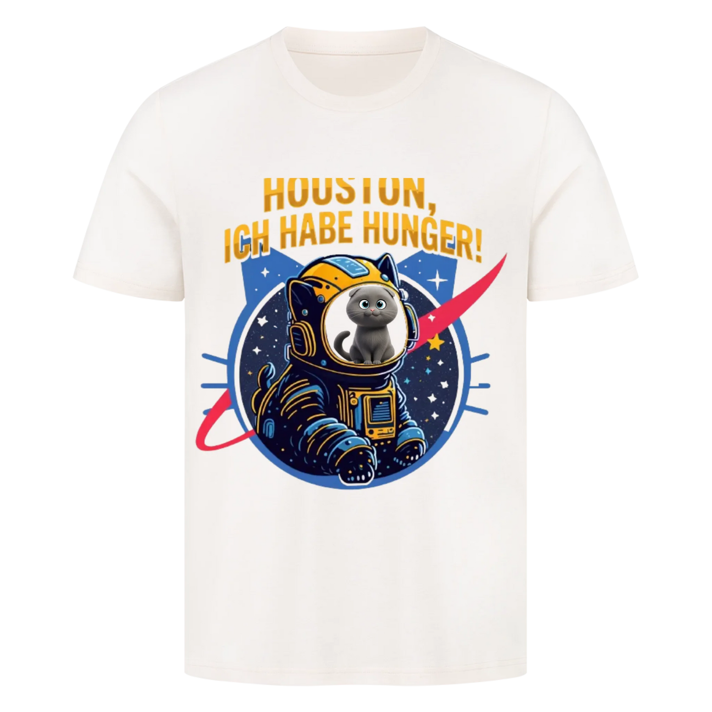 Houston, ich habe Hunger! – Dein Katzen-Astronaut Shirt