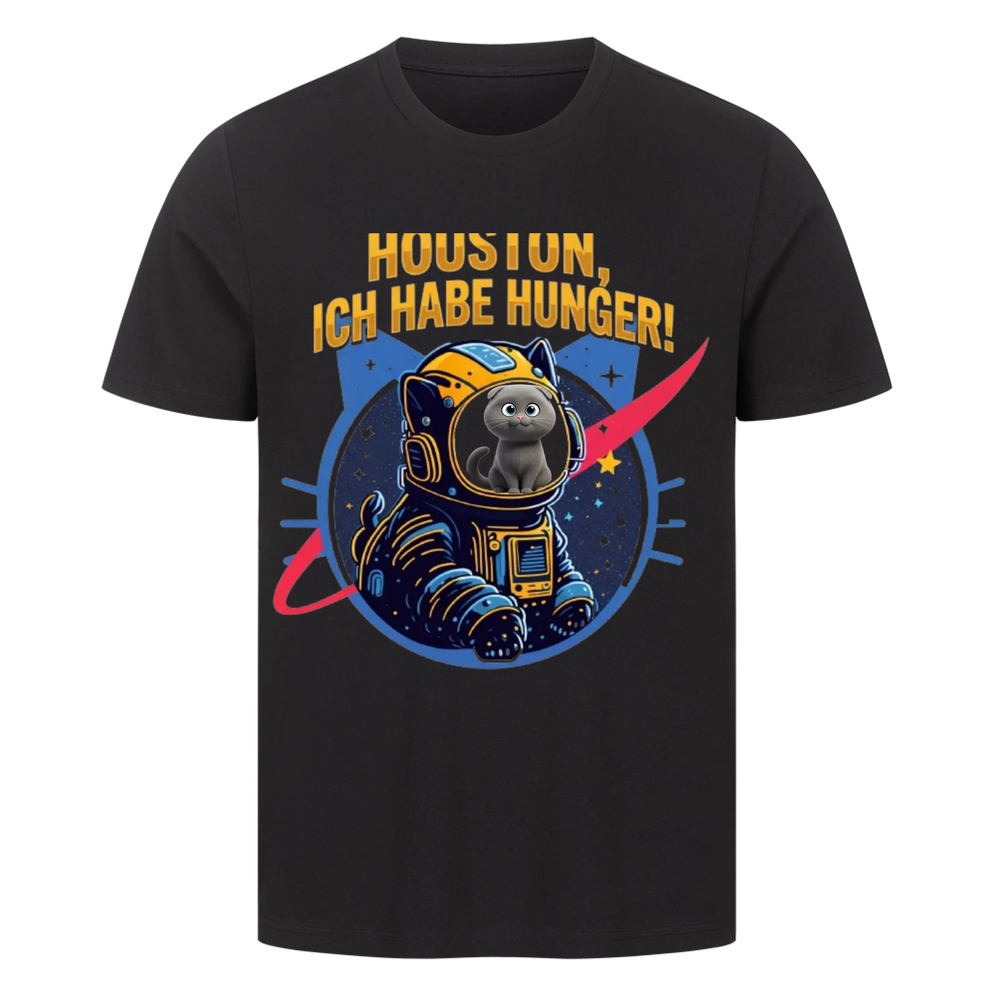 Houston, ich habe Hunger! – Dein Katzen-Astronaut Shirt