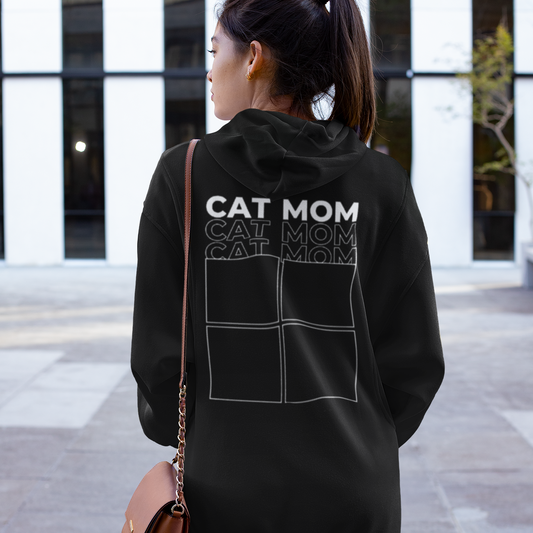 Personalisiertes Katzen-Mama-Hoodie