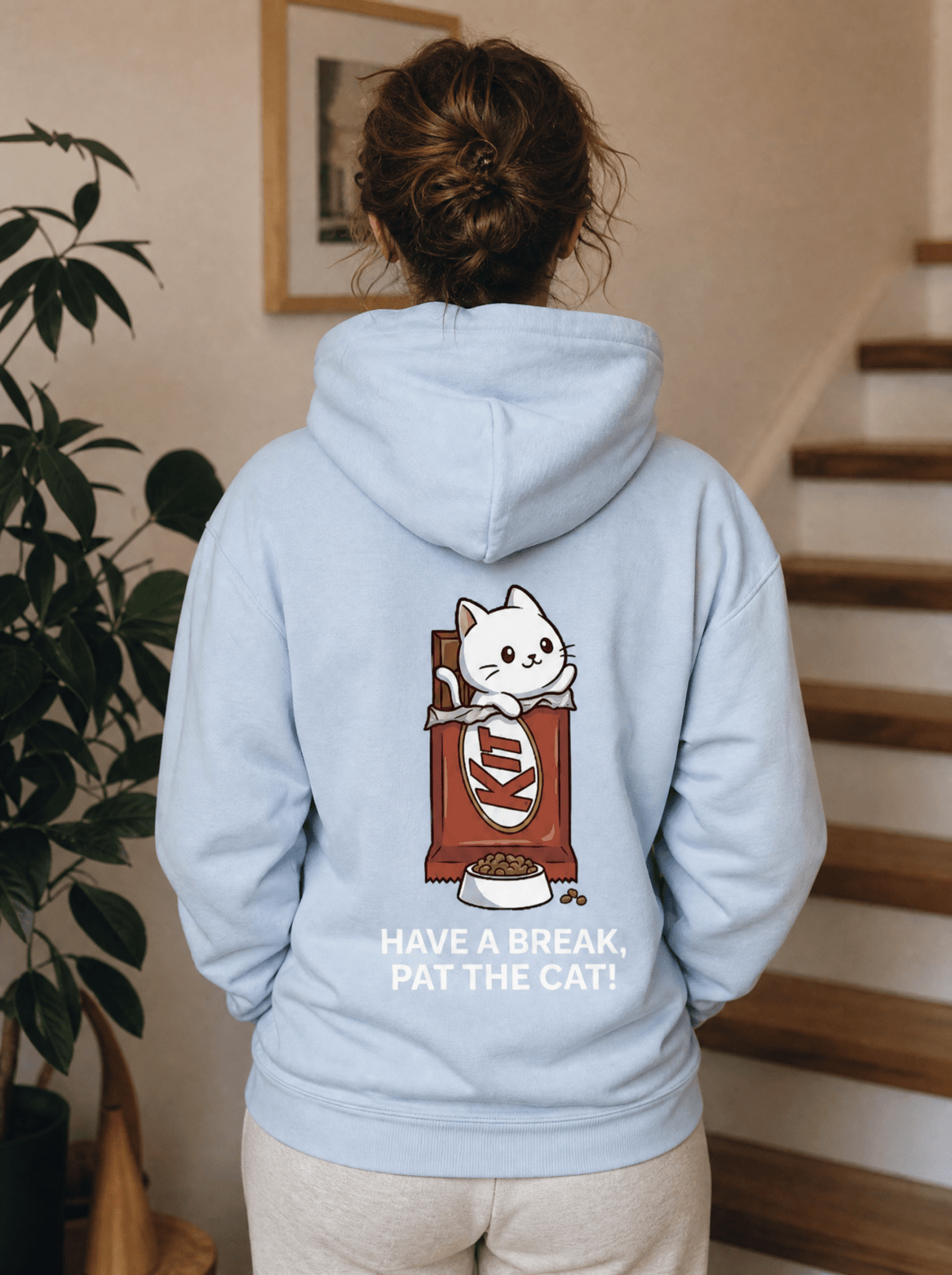 Have A Break, Pat The Cat Hoodie – Gemütlicher Kapuzenpullover für Katzenliebhaber von Mr.Fluffel